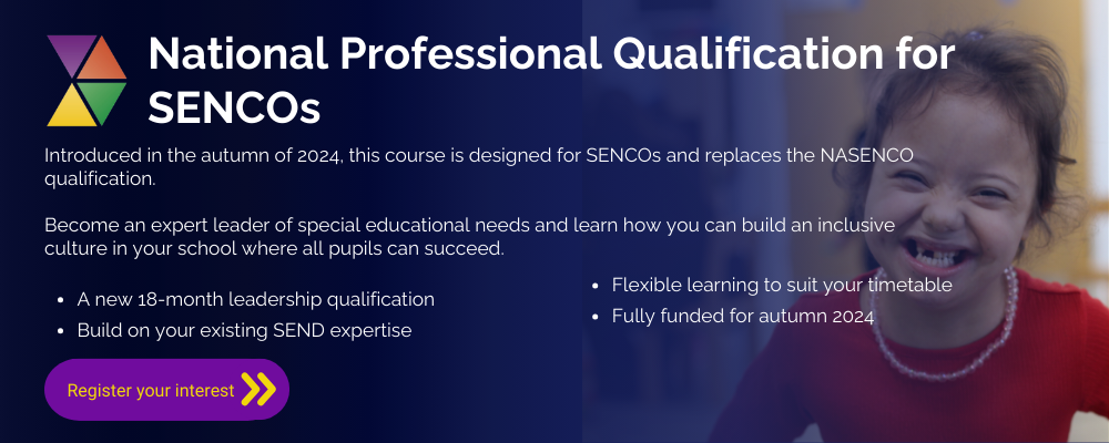 NPQ SENDCOs Summary information